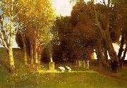 Arnold Bocklin The Sacred Wood oil painting reproduction